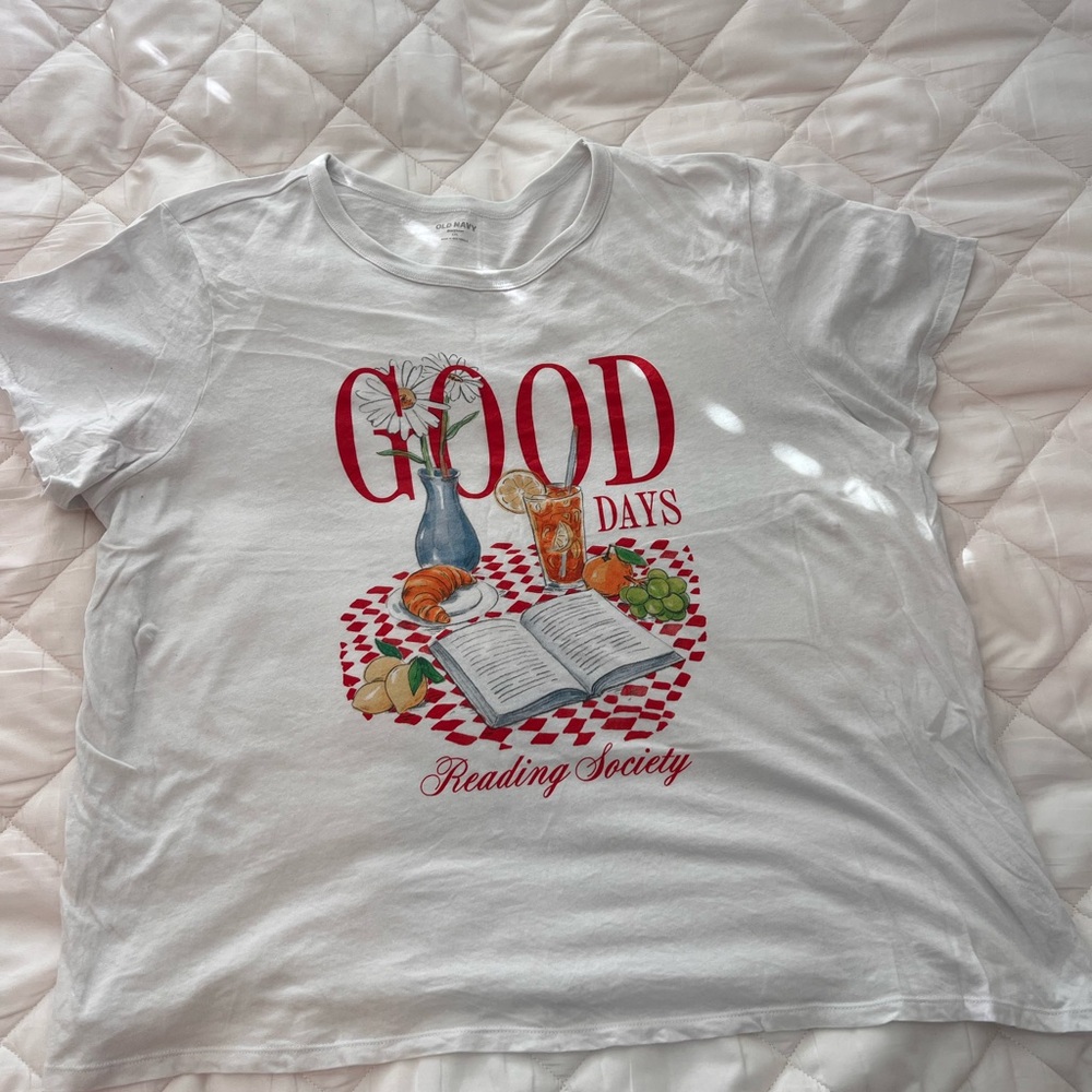 White 'Good Days' T-Shirt